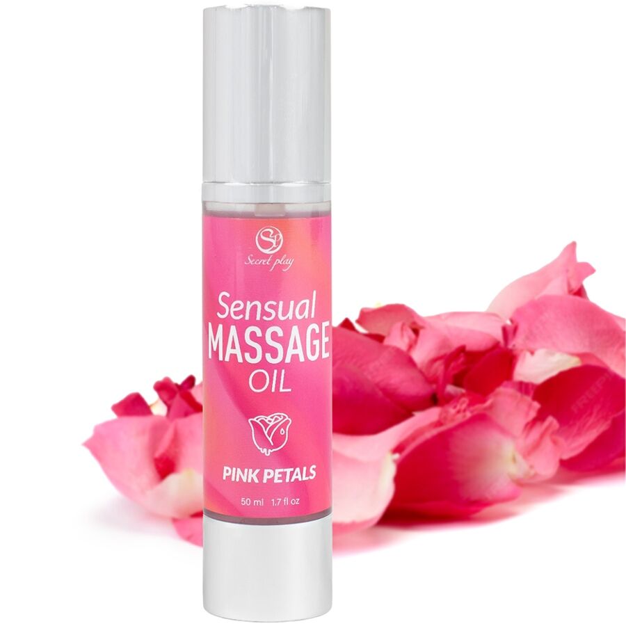 SECRETPLAY - OLIO DA MASSAGGIO AI PETALI ROSA 50 ML