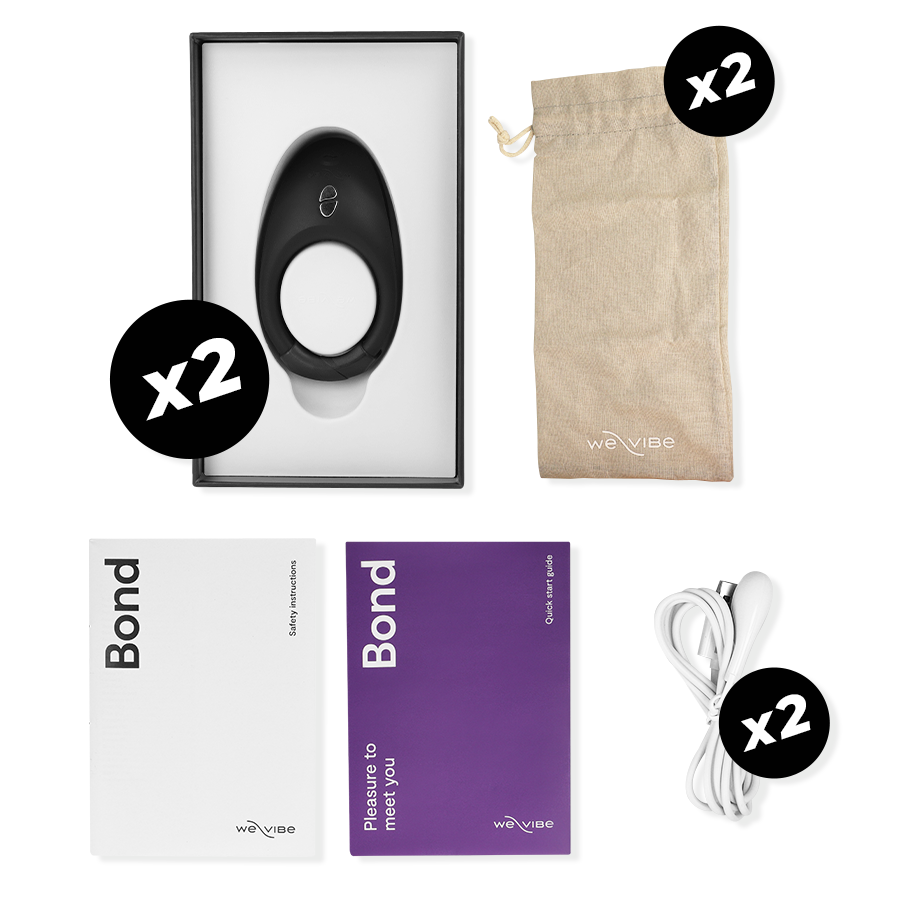 WE-VIBE - TEASE US SET DI ANELLI BOND + BOND CON APP