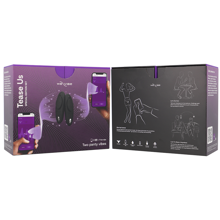 WE-VIBE - TEASE US MOXIE + MOXIE SET DI VIBRATORI INDOSSABILI