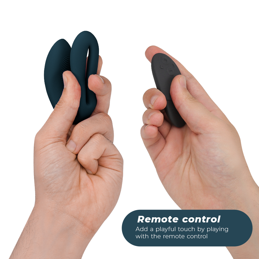 WE-VIBE - SYNC O VIBRATORE FLESSIBILE CONTROLLO REMOTO VERDE SCURO