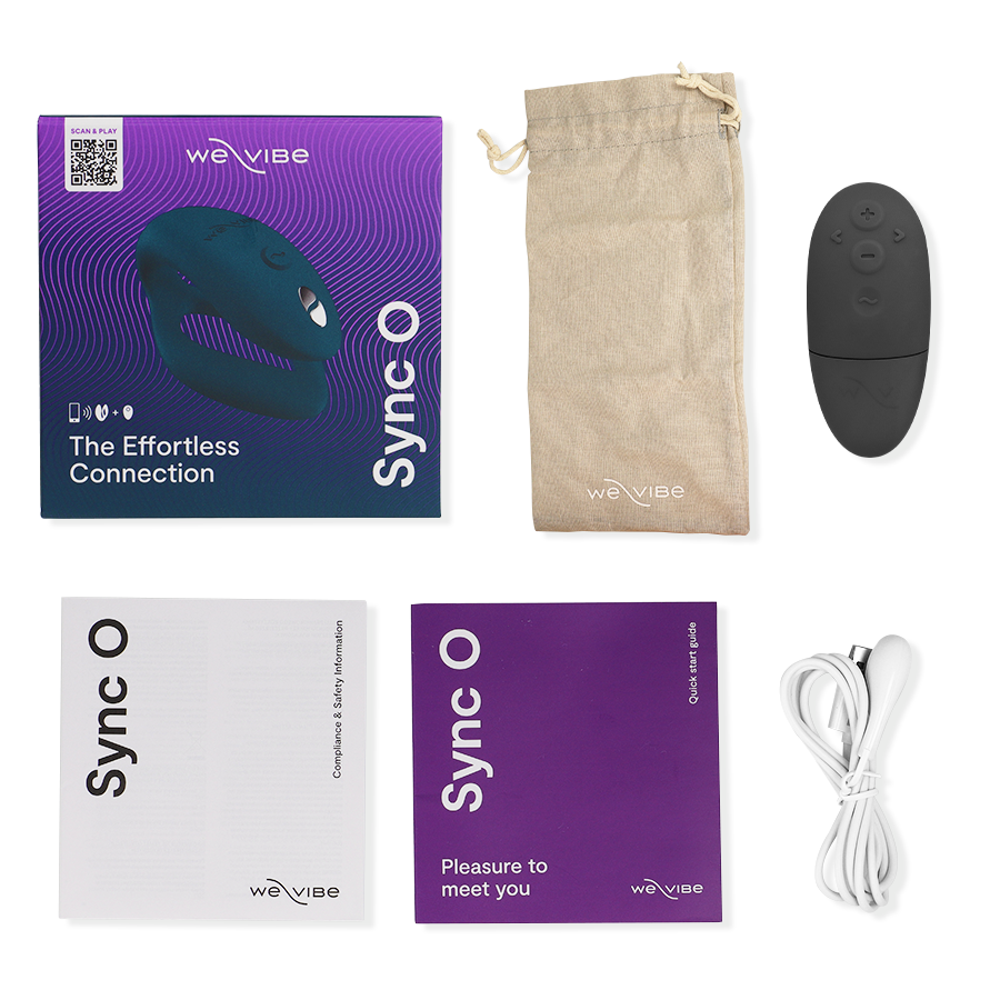 WE-VIBE - SYNC O VIBRATORE FLESSIBILE CONTROLLO REMOTO VERDE SCURO
