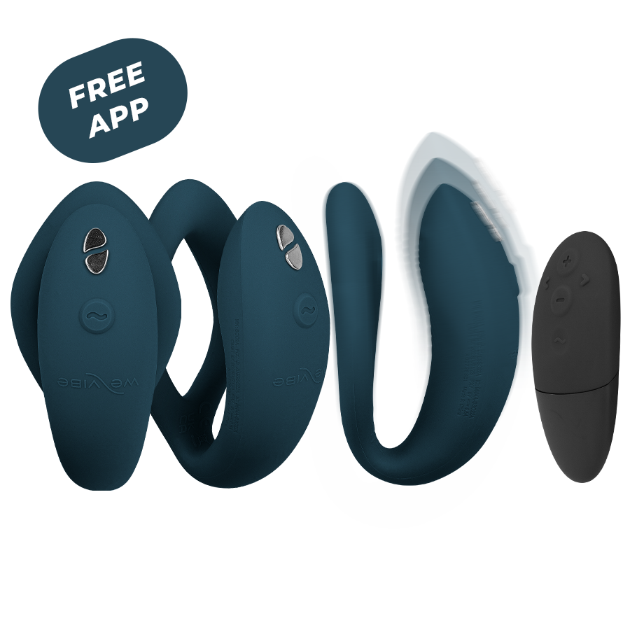WE-VIBE - SYNC O VIBRATORE FLESSIBILE CONTROLLO REMOTO VERDE SCURO