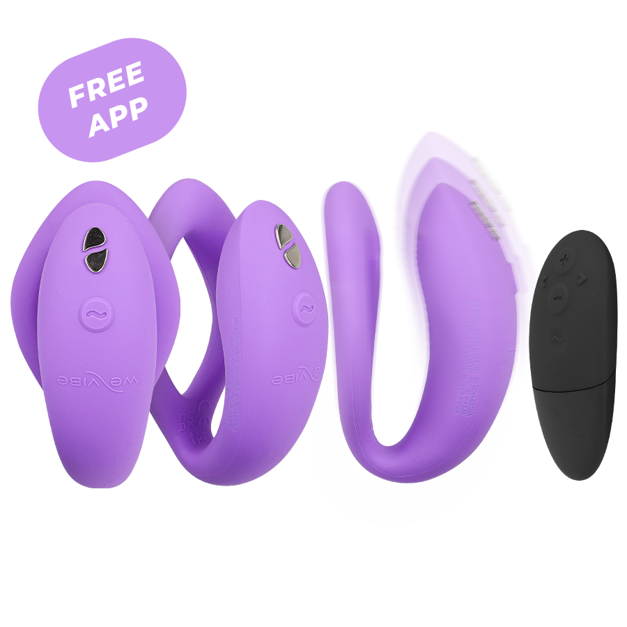 WE-VIBE - SYNC O VIBRATORE FLESSIBILE CONTROLLO REMOTO VERDE SCURO