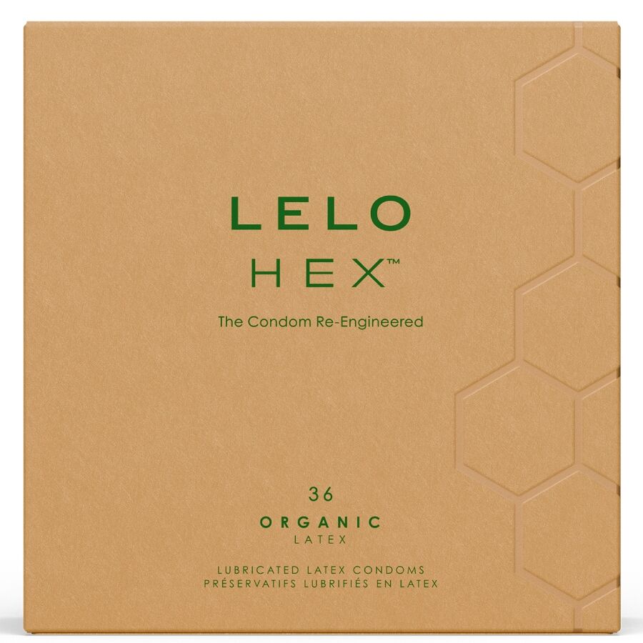 LELO - HEX ORGANIC PRESERVATIVO BIOLOGICO CONFEZIONE DA 36 PZ