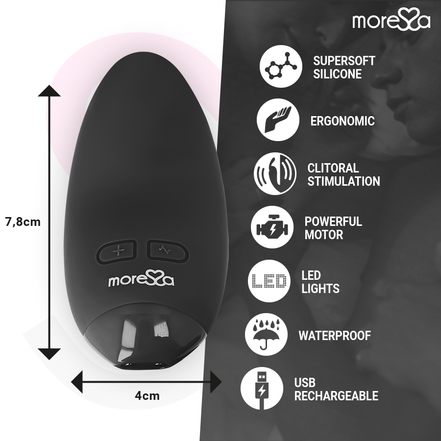 MORESSA - BLOSSOM MINI MASSAGGIATORE NERO