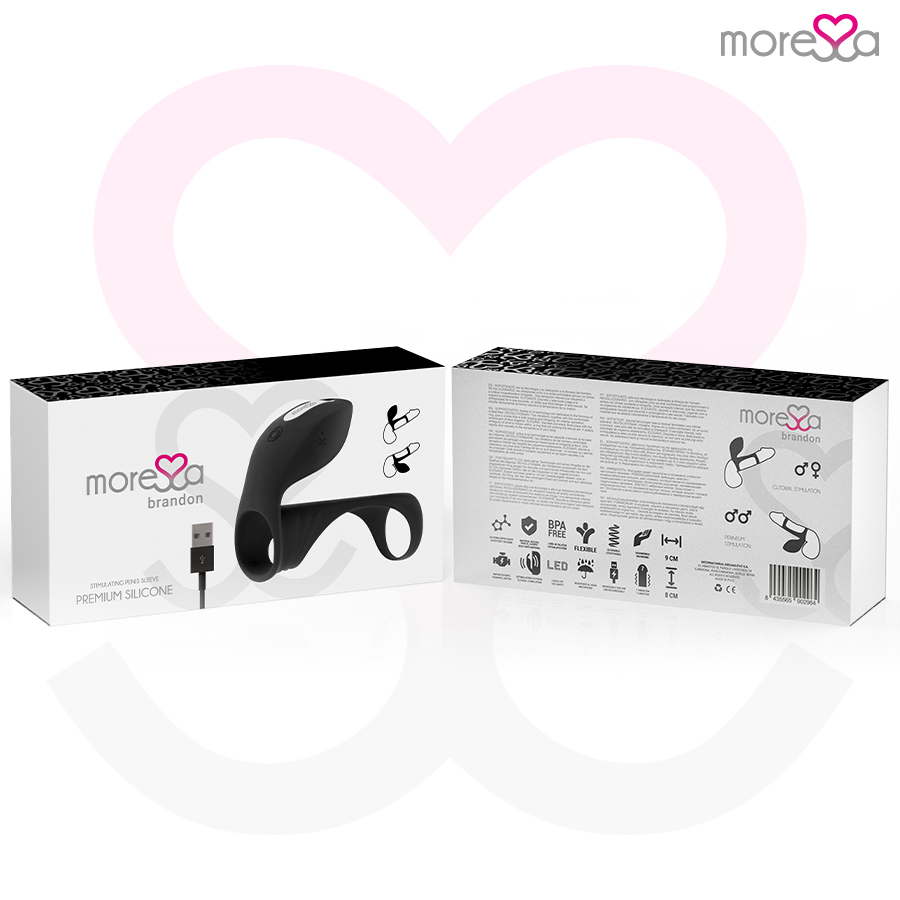 MORESSA - BRANDON ANELLO VIBRATORE CON GUAINA PENE