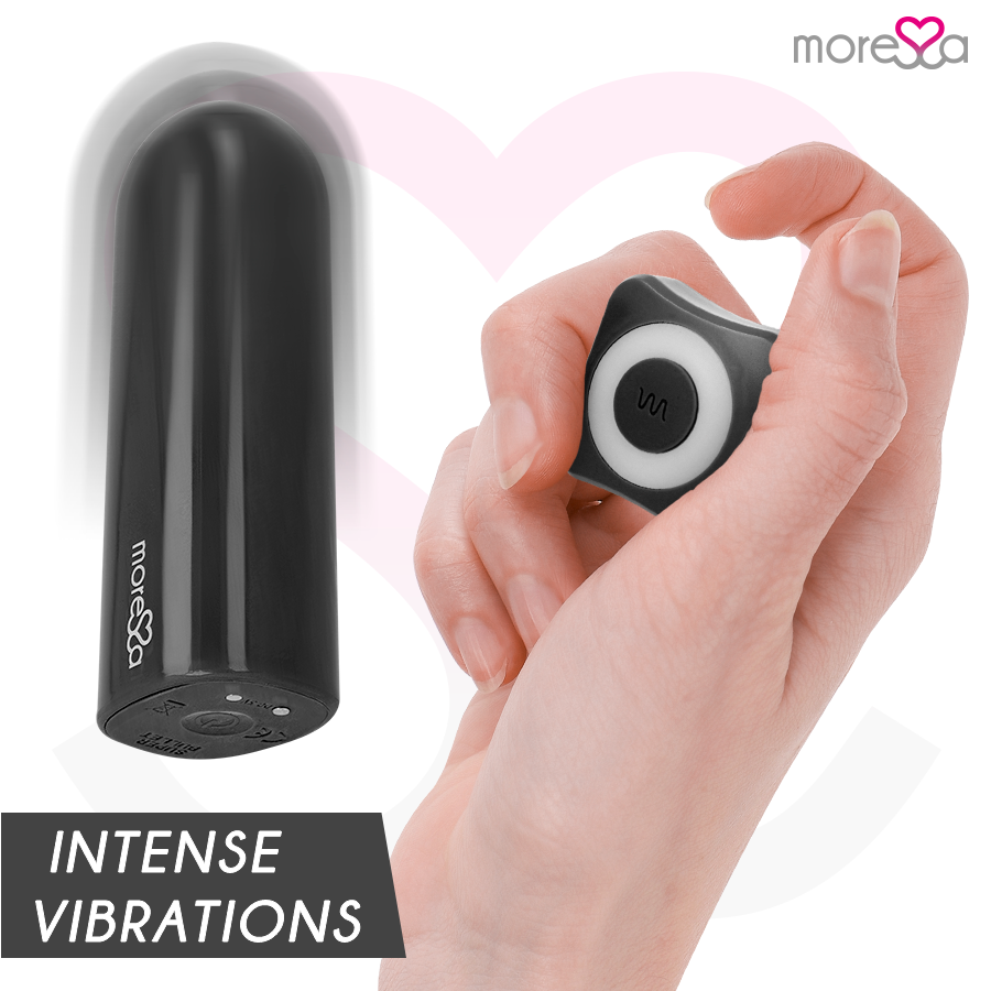 MORESSA - NIX BULLET VIBRANTE CON TELECOMANDO NERO