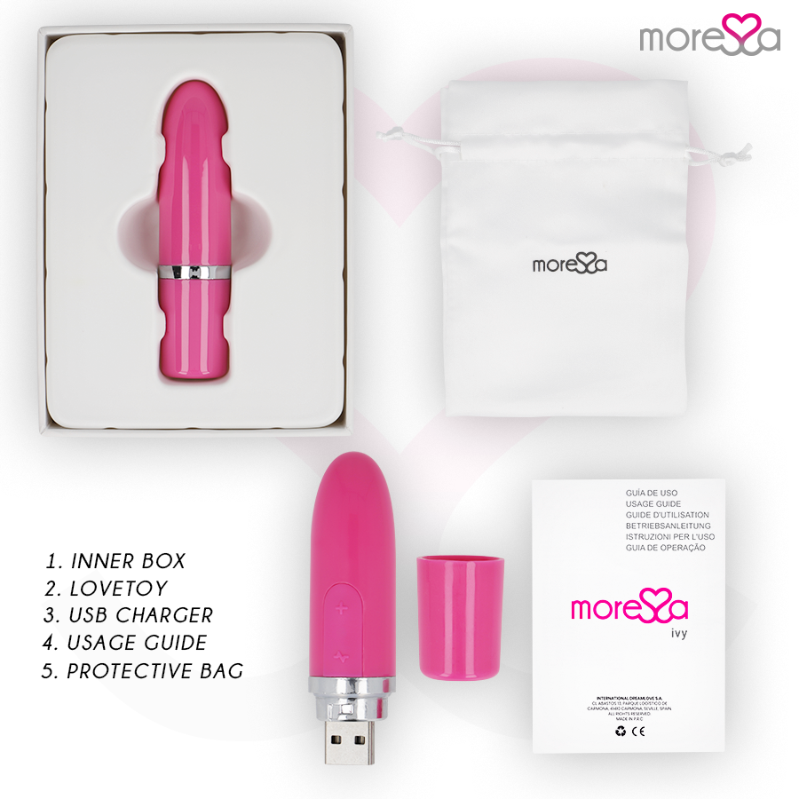 MORESSA - IVY VIBRATORE STIMOLATORE TASCABILE ROSA