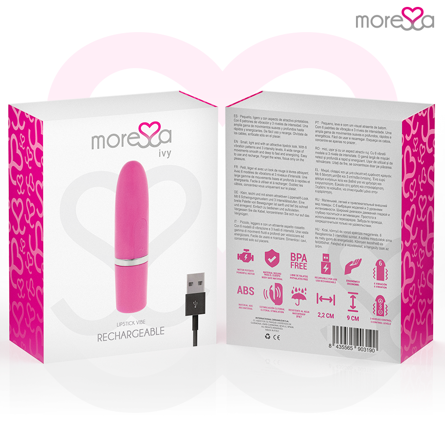 MORESSA - IVY VIBRATORE STIMOLATORE TASCABILE ROSA