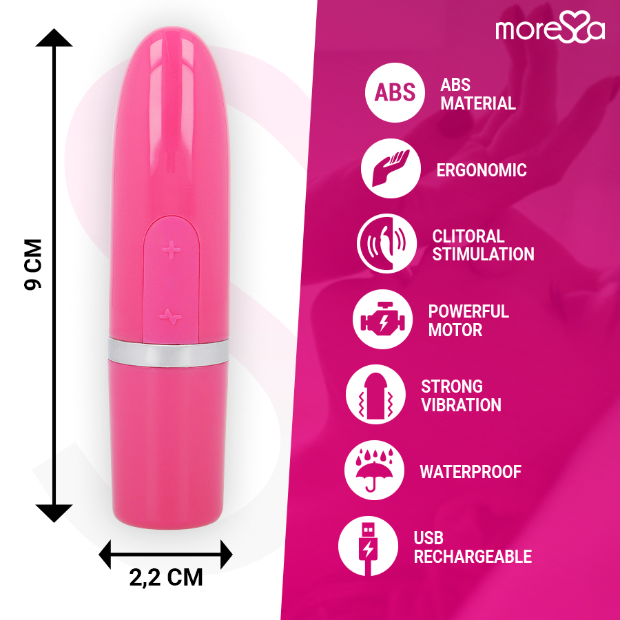 MORESSA - IVY MINI VIBRATORE STIMOLATORE ROSA