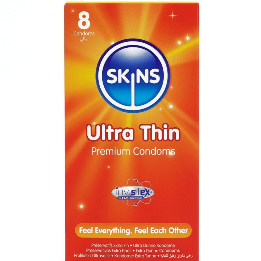 SKINS - ULTRA THIN PRESERVATIVI ULTRA SOTTILI 8 PZ