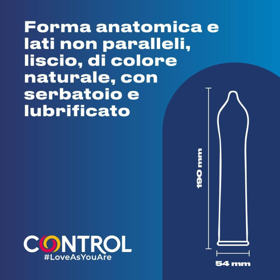 CONTROL ADAPTA NATURE- PRESERVATIVI 144 UNITÀ