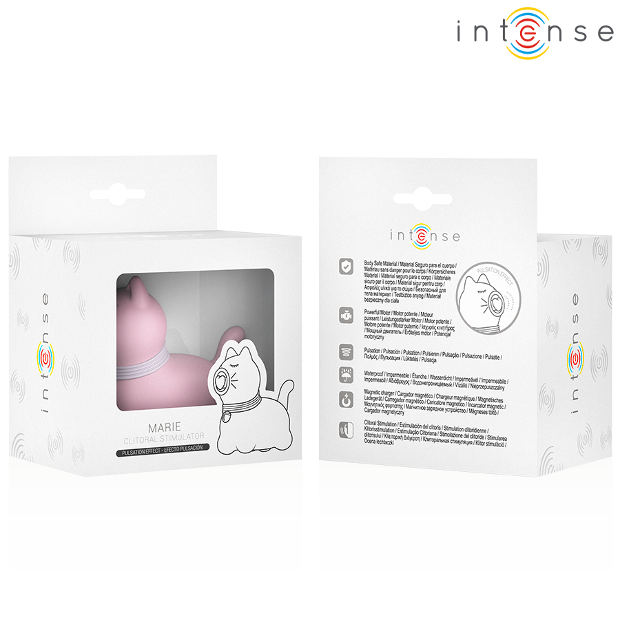 INTENSE - MARIE STIMOLATORE CON LINGUA PULSANTE ROSA