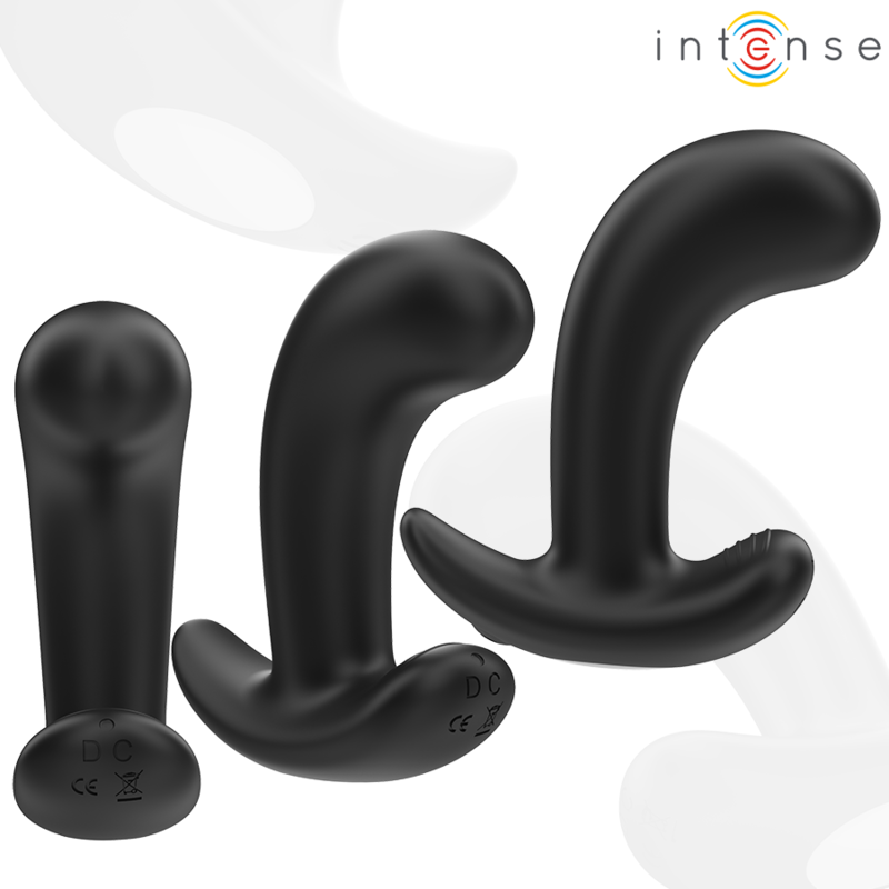 INTENSE - CHANDLER PLUG ANALE 10 VIBRAZIONI CON TELECOMANDO NERO