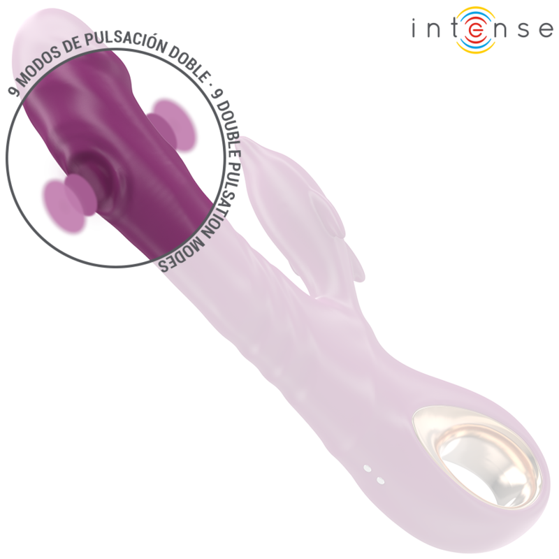 INTENSE - HALLE VIBRATORE MULTIFUNZIONE CON LINGUA STIMOLANTE VIOLA