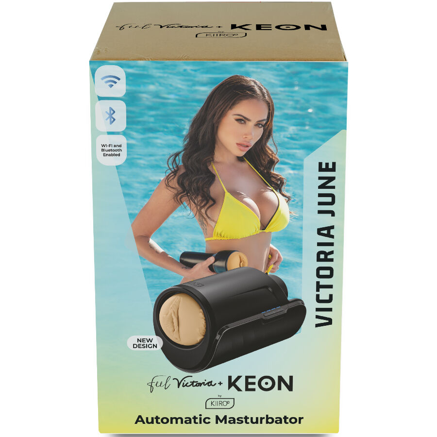KIIROO - KEON WIFI COMBO MASTURBATORE AUTOMATICO VICTORIA JUNE + FEEL STROKER