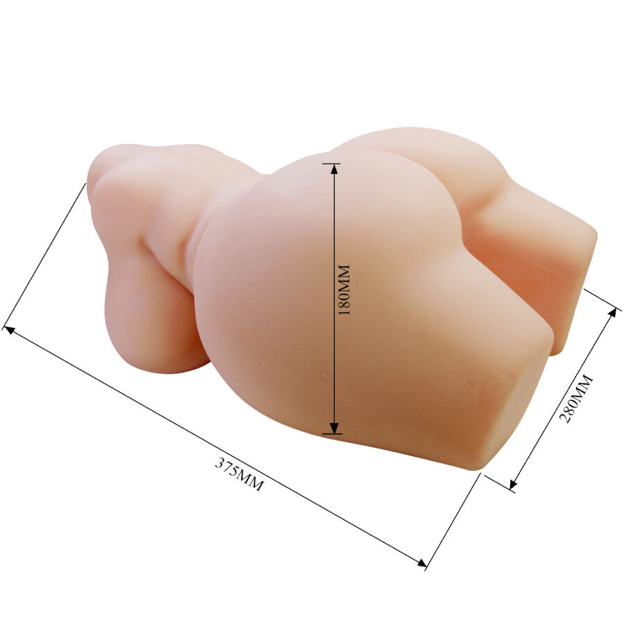 CRAZY BULL - GRACE MASTURBATORE TORSO FEMMINILE REALISTICO CON VAGINA E ANO 7,5 KG