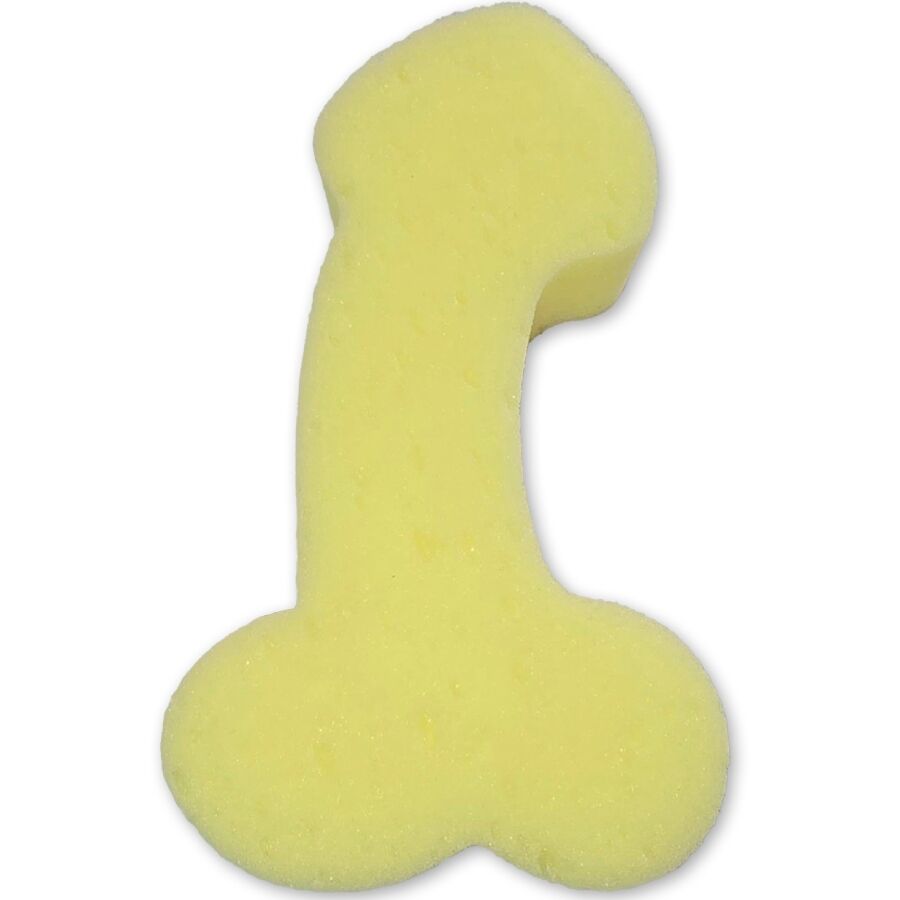 SPUGNA DA BAGNO PENE GIALLA, MORBIDA E DIVERTENTE