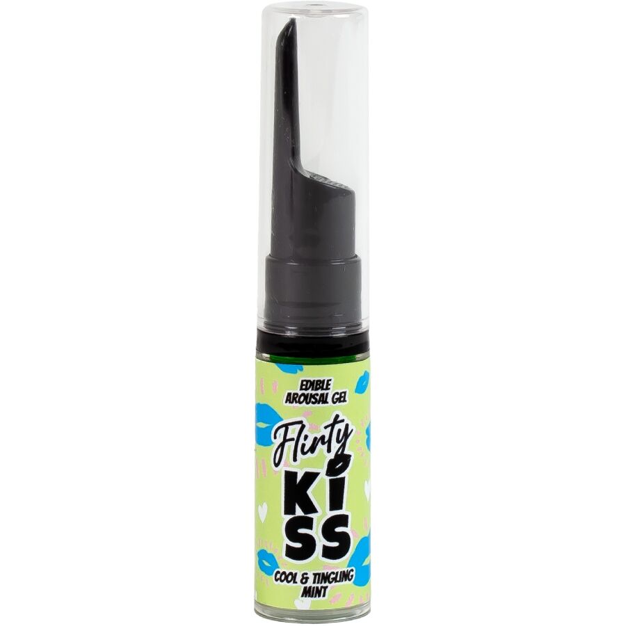 SECRETPLAY - FLIRTY KISS GEL PER IL SESSO ORALE AROMA FRAGOLA E MENTA 2 x 8 GR