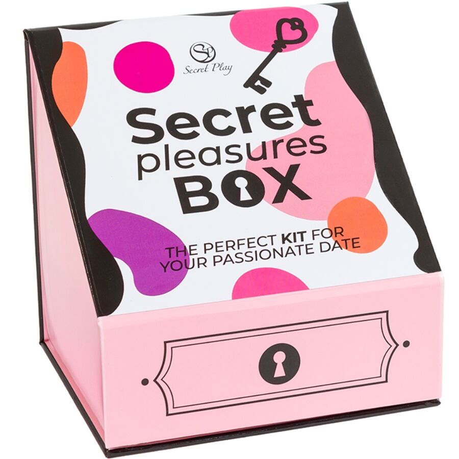 SECRETPLAY - PLEASURES BOX KIT DI COPPIA CON DADI + BULLET + PIUMA