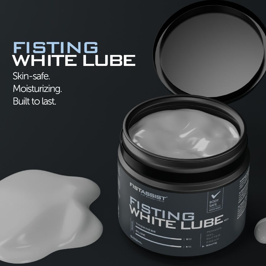 Gel lubrificante fisting bianco ultra denso 500 ml