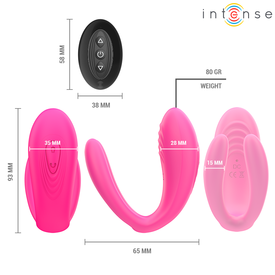 DOPPIO VIBRATORE, TELECOMANDO WIRELESS, SILICONE MEDICO FLESSIBILE