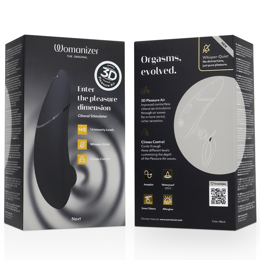 STIMOLATORE CLITORIDEO 3D PLEASURE AIR, CONTROLLO PROFONDITÀ CLIMAX, SILENZIOSO E IMPERMEABILE