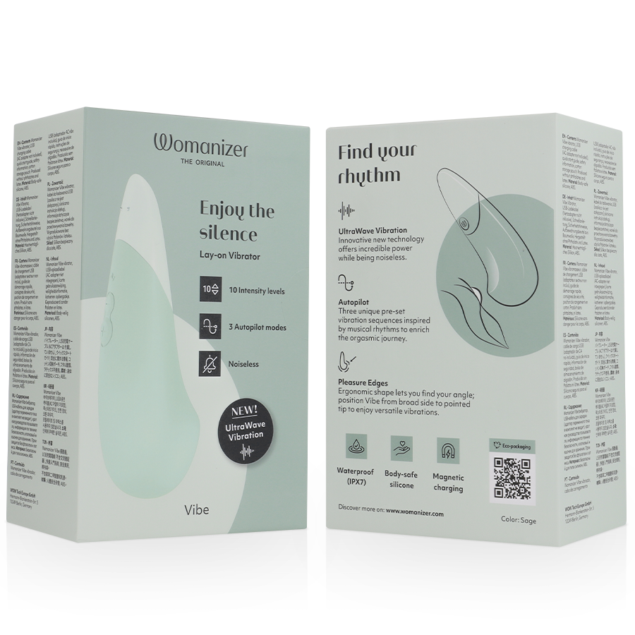 VIBRATORE LAY-ON, TECNOLOGIA ULTRAWAVE RIVOLUZIONARIA, SILENZIOSO E IMPERMEABILE
