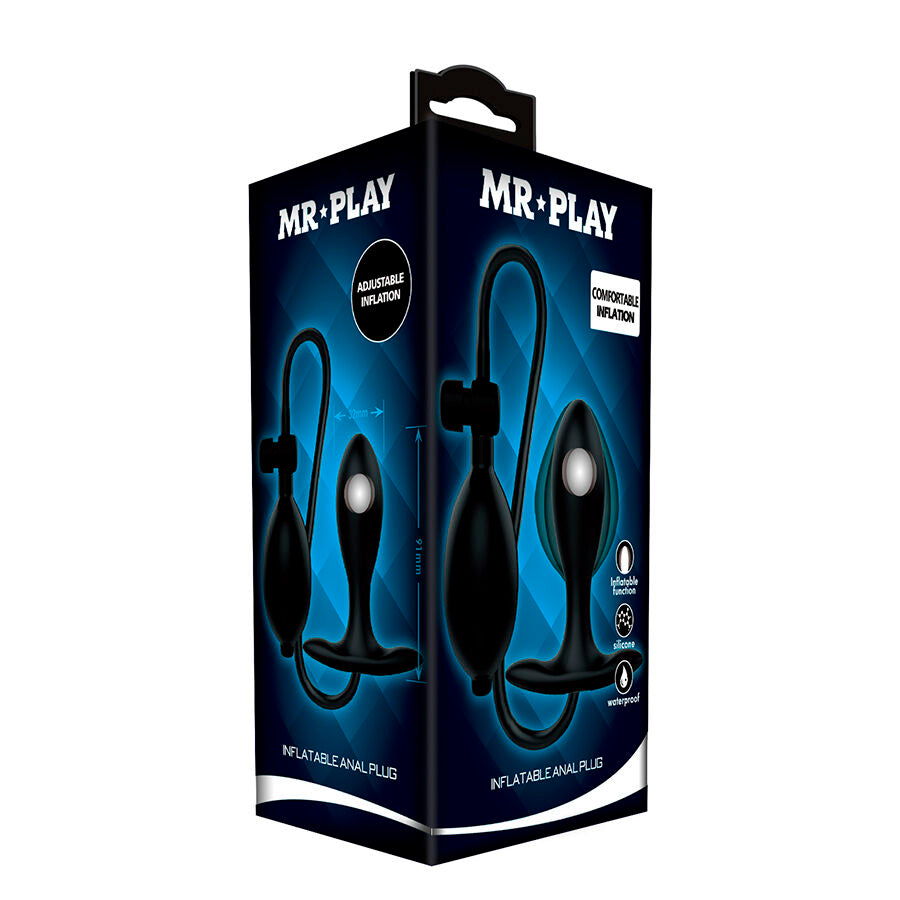PLUG ANALE GONFIABILE REGOLABILE, STIMOLAZIONE CONTROLLATA, VALVOLA DI SICUREZZA