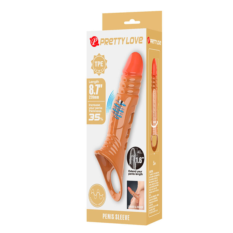GUAINA VIBRANTE REALISTICA CON MINI VIBRATORE, MATERIALE TPE PREMIUM, ERGONOMICA E SILENZIOSA
