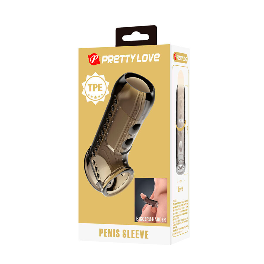 GUAINA TESTURIZZATA PER PENE, STIMOLAZIONE INTENSIFICATA, MATERIALE TPE PREMIUM
