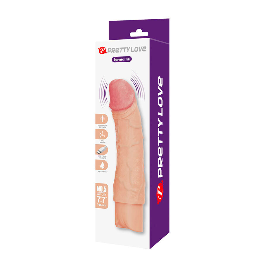 VIBRATORE REALISTICO, 10 FUNZIONI VIBRAZIONE, RICARICABILE USB