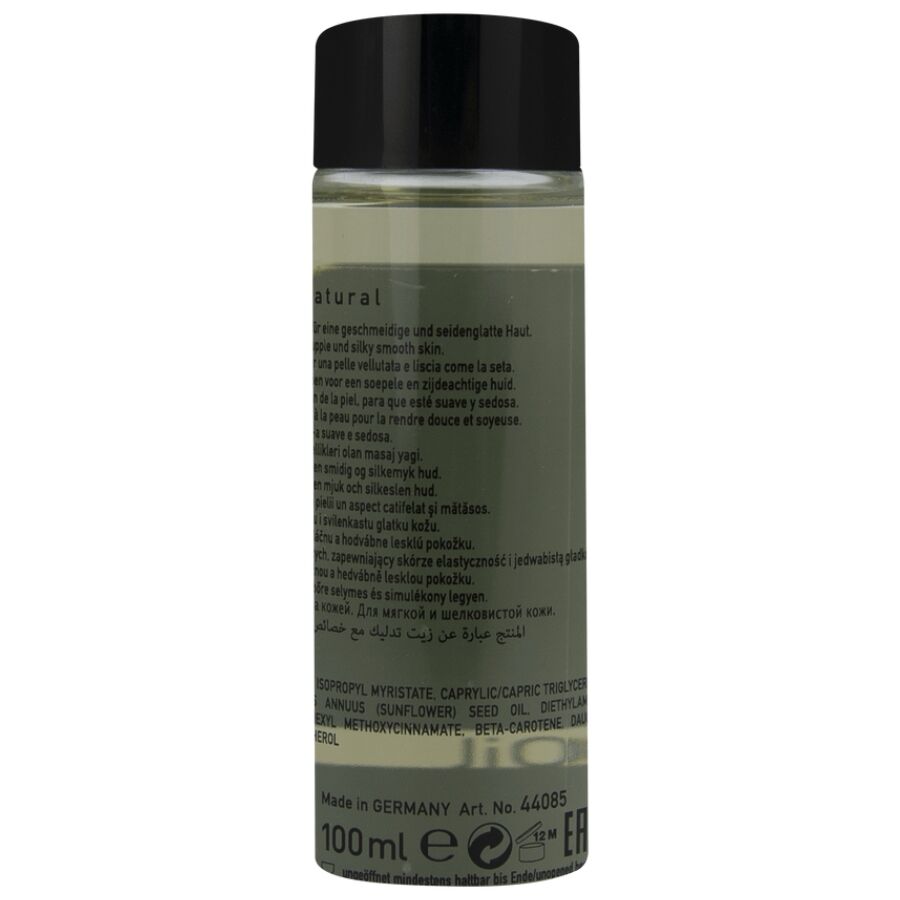 OLIO DA MASSAGGIO NATURALE PREMIUM, VITAMINA E ARRICCHITA, TEXTURE SETOSA