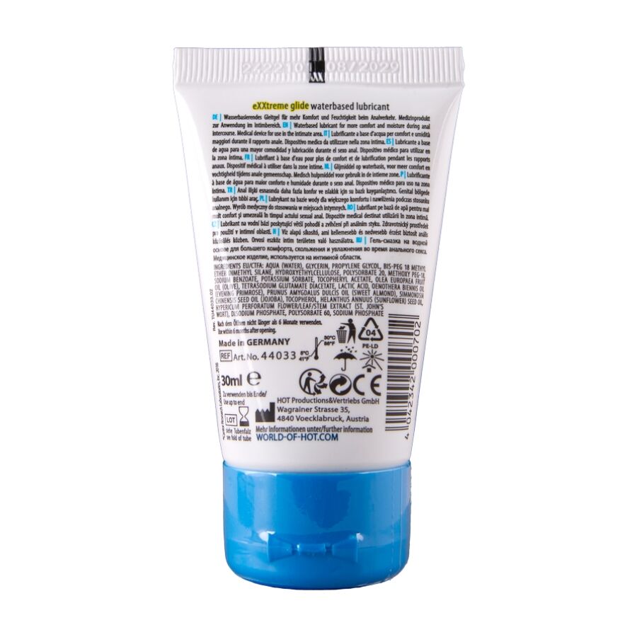 LUBRIFICANTE ANALE PREMIUM, FORMULA RILASSANTE CON ESTRATTI NATURALI, FORMATO VIAGGIO 30 ML