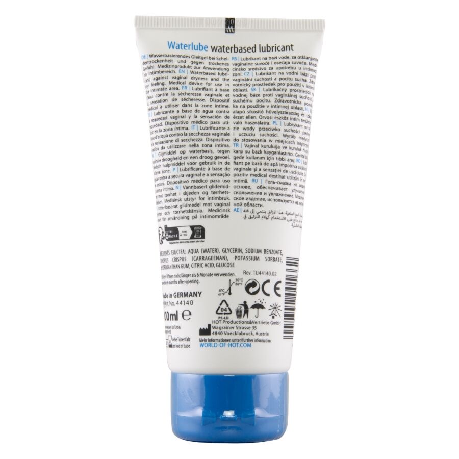 LUBRIFICANTE AD ACQUA, FORMULA NATURALE, COMPATIBILE CON PRESERVATIVI