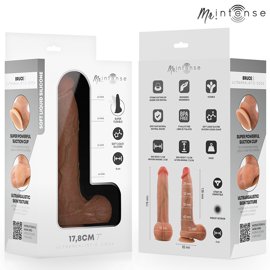 DILDO REALISMO ANATOMICO, SILICONE ULTRA MORBIDO, BASE A VENTOSA
