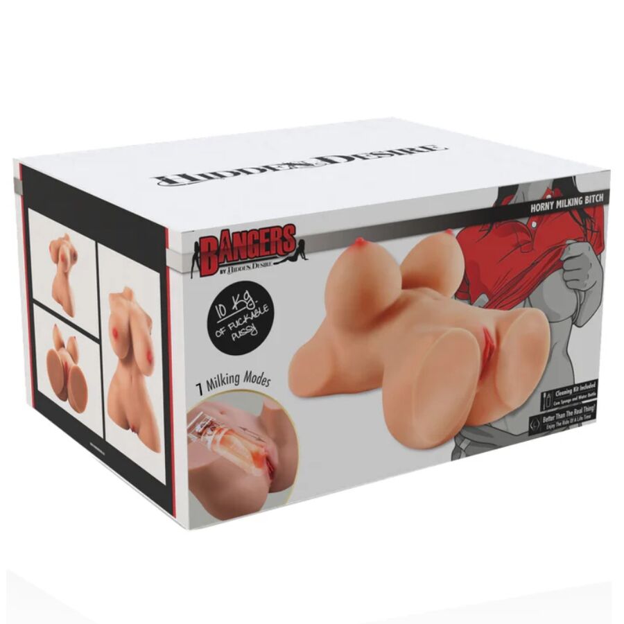 TORSO MASTURBATORE FEMMINILE, FUNZIONE MUNGITURA 7 VELOCITÀ, MATERIALE TPR REALISTICO, 10 KG