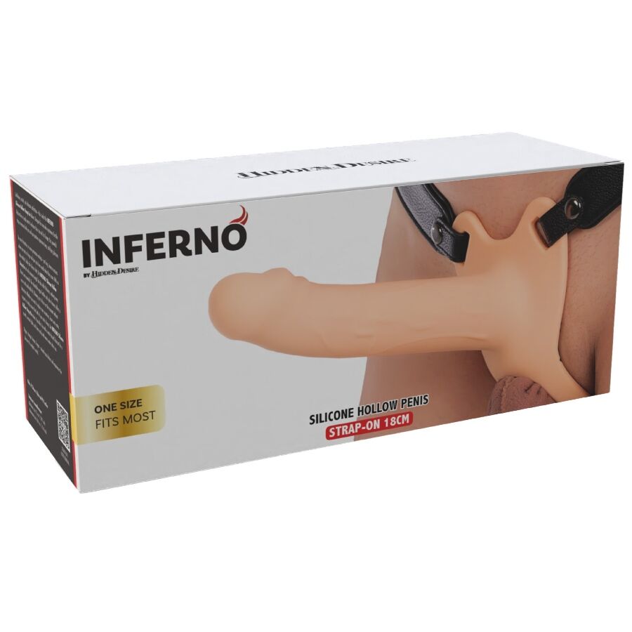 GUAINA PER PENE CON STRAP-ON 18 CM IN SILICONE, DESIGN IPERREALISTICO, IMBRACATURA REGOLABILE