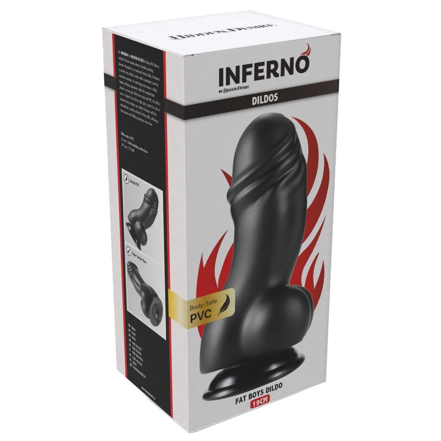 DILDO VOLUME ESTREMO, 19 CM, VENTOSA POTENTE