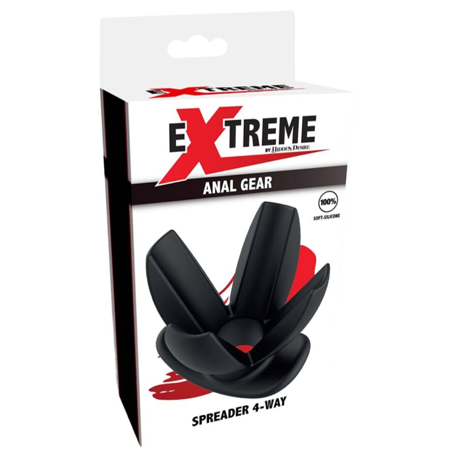 PLUG ANALE ESPANSIVO 4 VIE, SILICONE MEDICALE, DILATAZIONE INTENSA