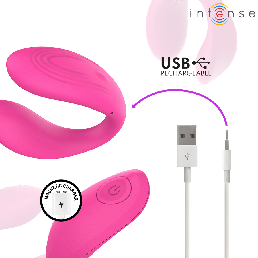 STIMOLATORE VIBRANTE A MORSETTO, DOPPIA STIMOLAZIONE, 10 PROGRAMMI WIRELESS