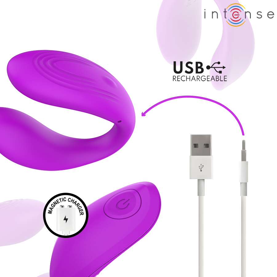 STIMOLATORE VIBRANTE A MORSETTO, DOPPIA STIMOLAZIONE, 10 PROGRAMMI WIRELESS