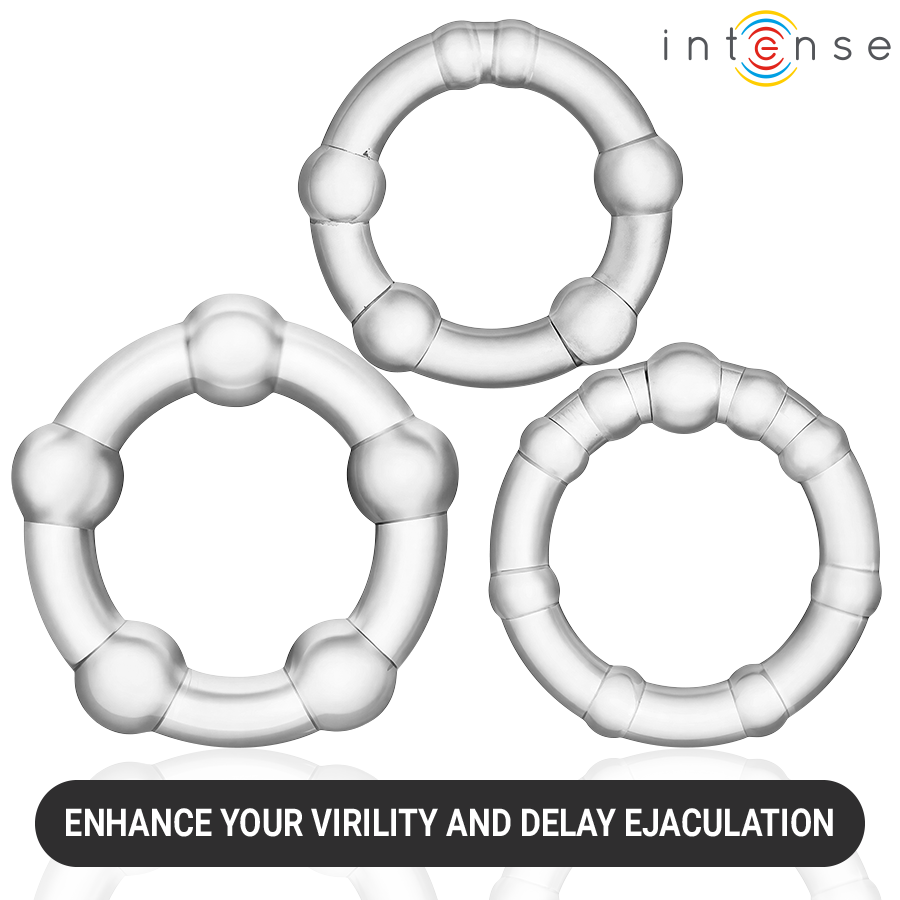 ANELLI PENE ERGONOMICI, SILICONE MEDICALE, IMPERMEABILI