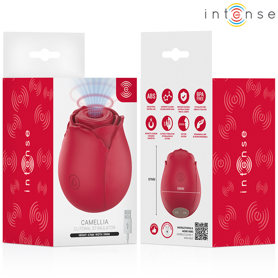 STIMOLATORE CLITORIDEO, DESIGN DISCRETO, 10 MODALITÀ ONDE PRESSIONE