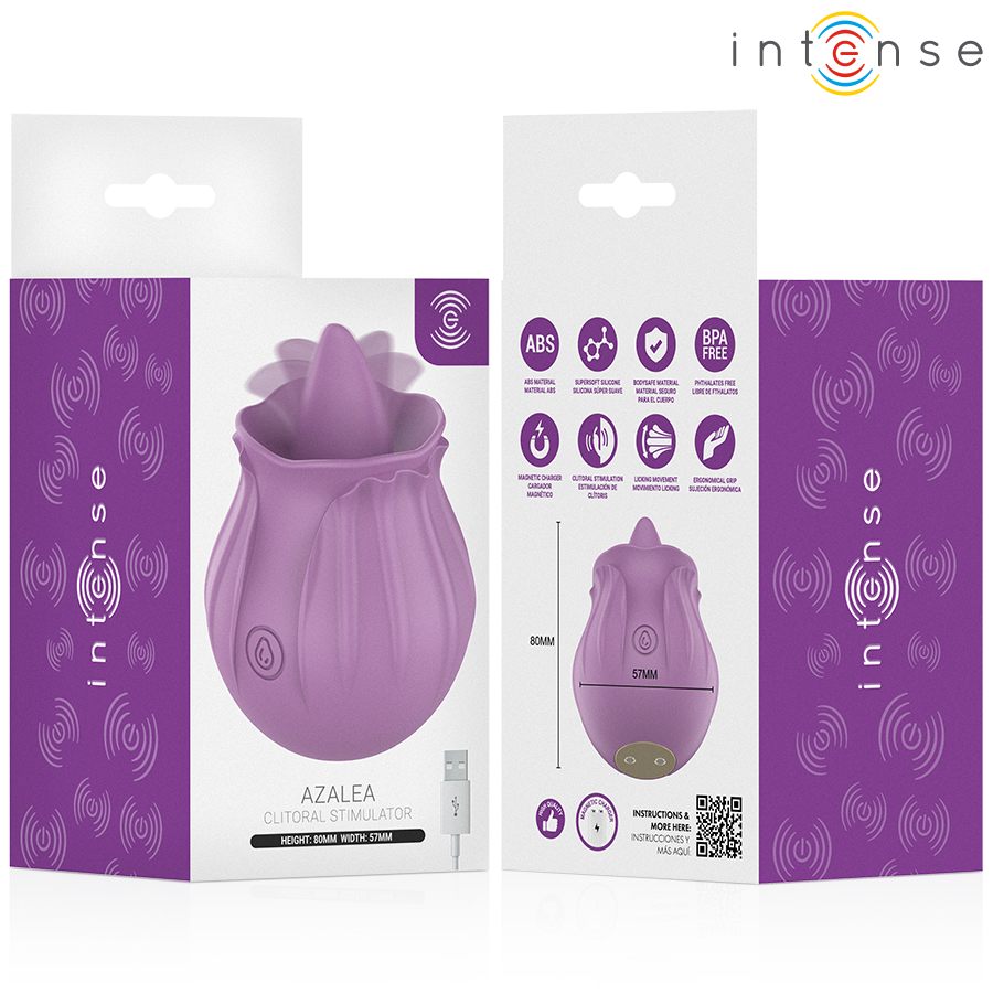STIMOLATORE CLITORIDEO CON 10 VIBRAZIONI, SILICONE PREMIUM, IMPERMEABILE