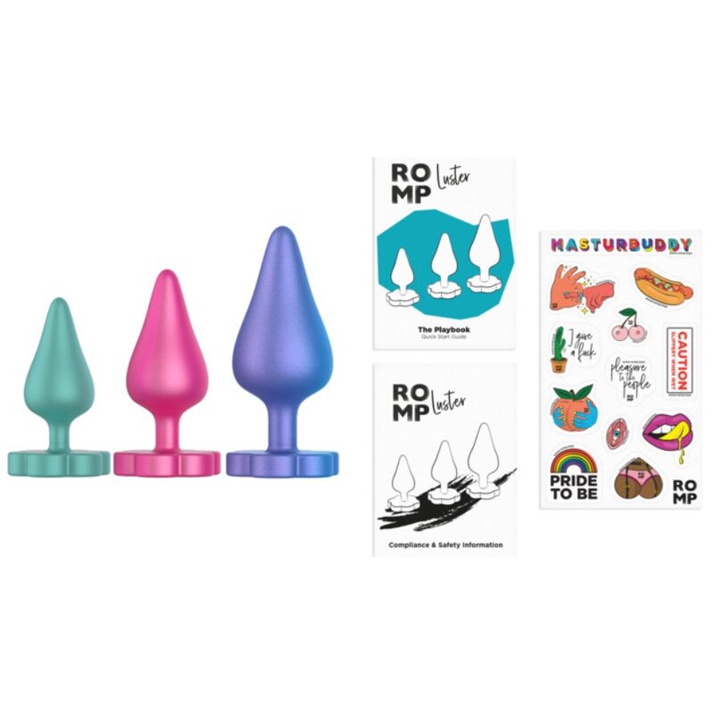 KIT ANALE PROGRESSIVO, BASE A FIORE ERGONOMICA, SILICONE MEDICALE