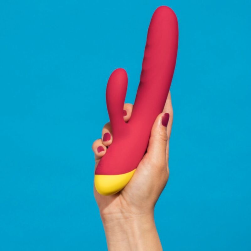VIBRATORE RABBIT RICARICABILE, DOPPIA STIMOLAZIONE, IMPERMEABILE