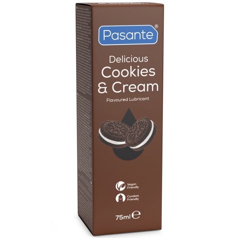 LUBRIFICANTE AROMA COOKIES & CREAM, FORMULA A BASE D'ACQUA, GUSTO DOLCE 75 ML