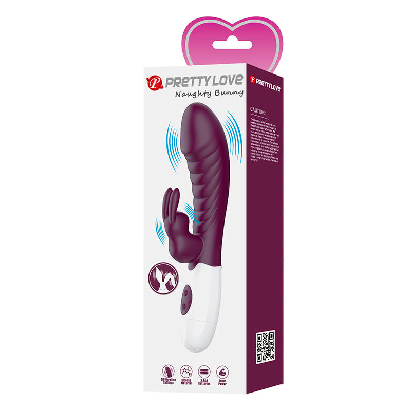 VIBRATORE RABBIT 30 FUNZIONI, DOPPIA STIMOLAZIONE, SILICONE PREMIUM