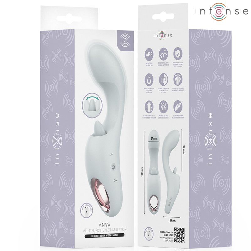 STIMOLATORE DOPPIA FUNZIONE, MOVIMENTO CIRCOLARE, IMPERMEABILE IPX7